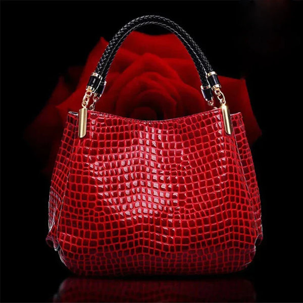 Isabella™ Elegancia Perdurable | Elegante bolso con estampado de cocodrilo