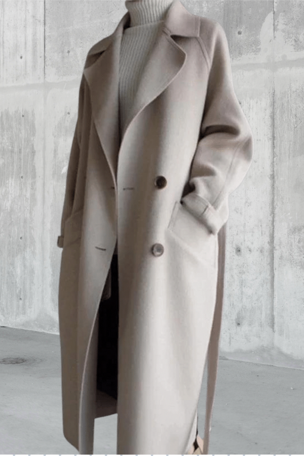 Ella - Longline Wool Coat