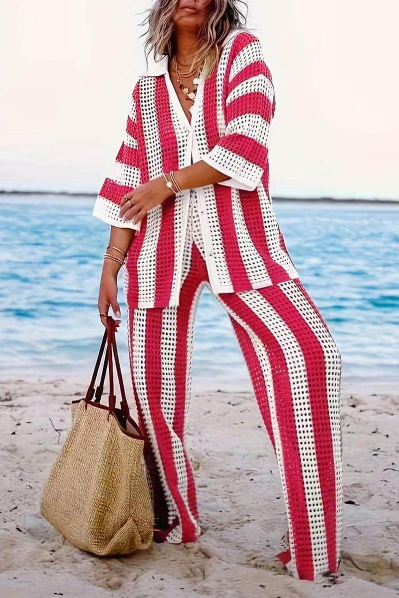 Amelia | Completo a righe elegante e confortevole