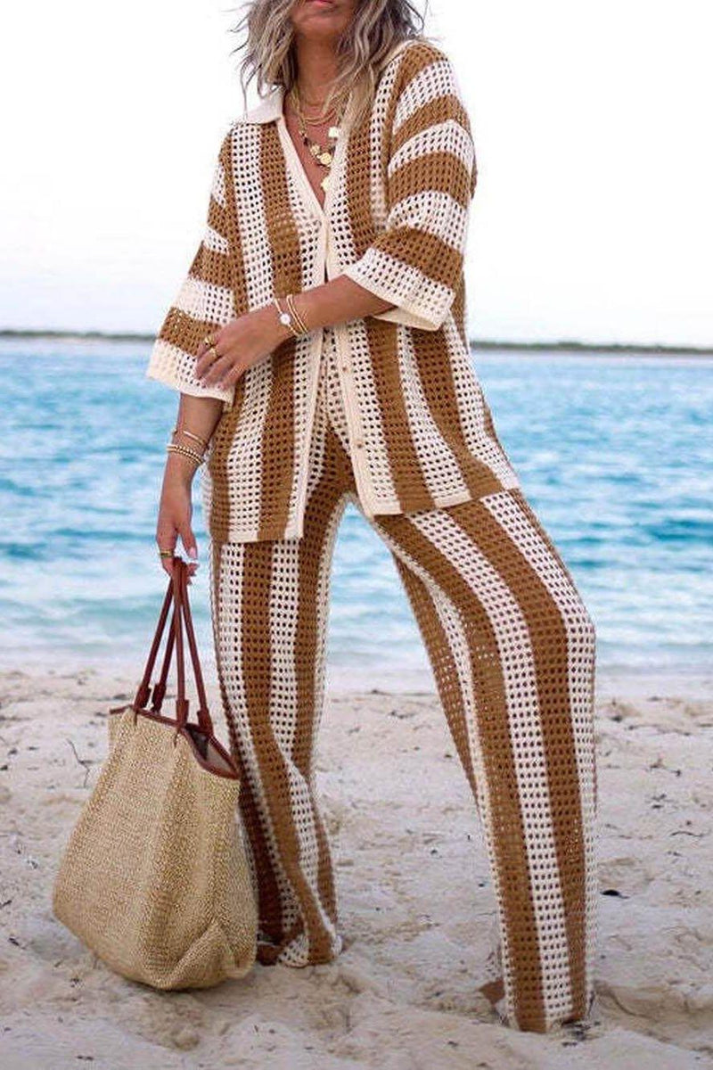 Amelia | Completo a righe elegante e confortevole