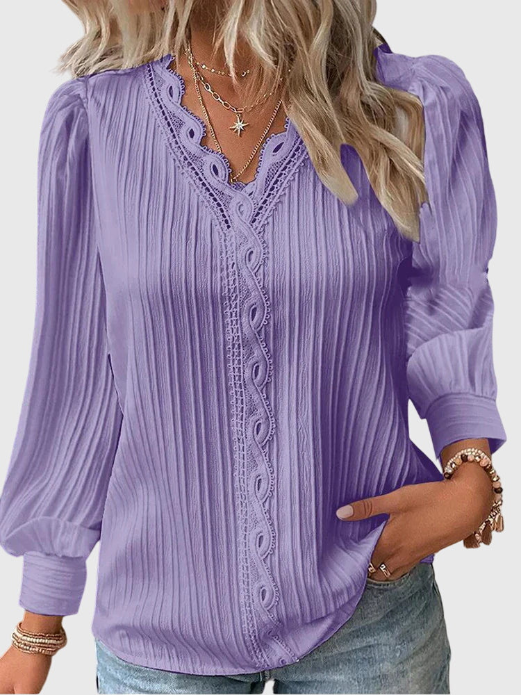 Andrea™ | Elegante camicetta pullover