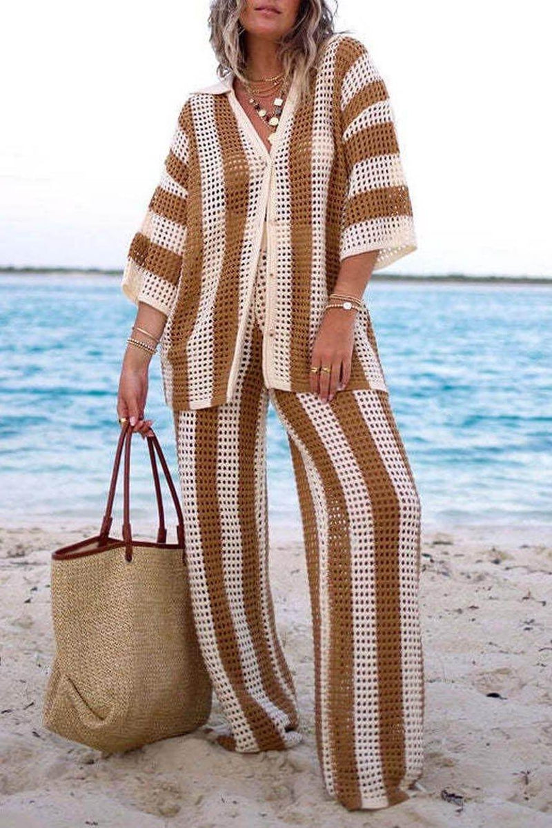 Amelia | Completo a righe elegante e confortevole