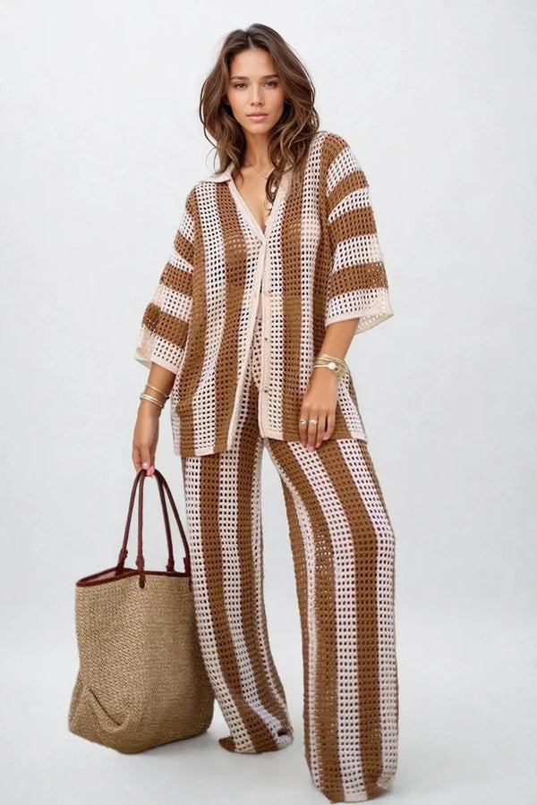 Amelia | Completo a righe elegante e confortevole
