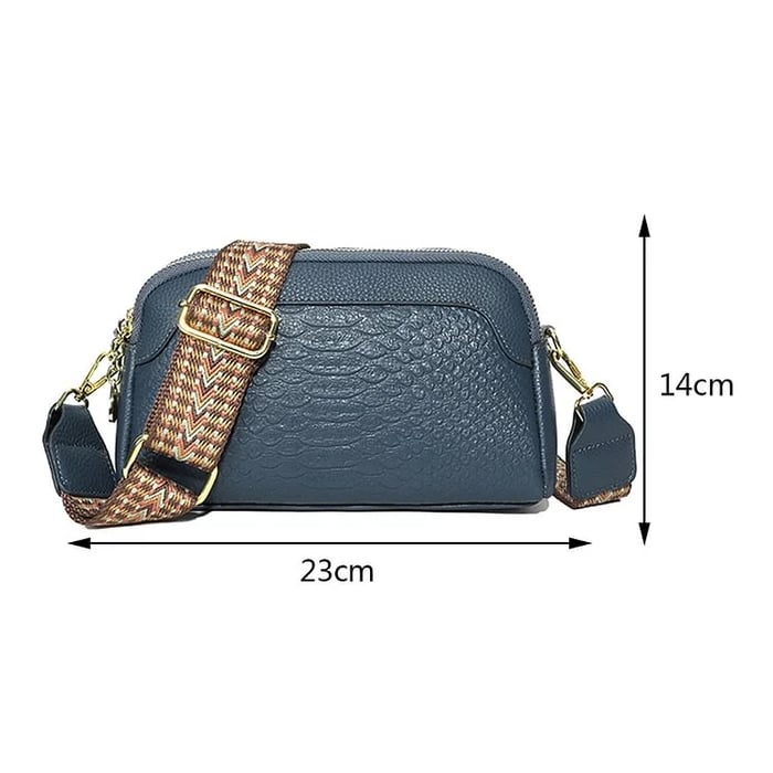 Olivia™ Elegant Allure | Mini borsa a tracolla con motivo coccodrillo
