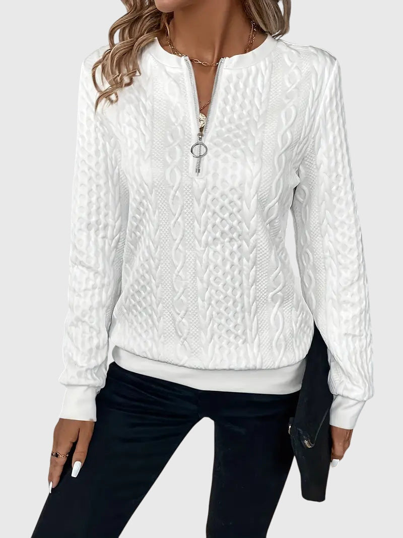 Nora™ | Maglione con cerniera