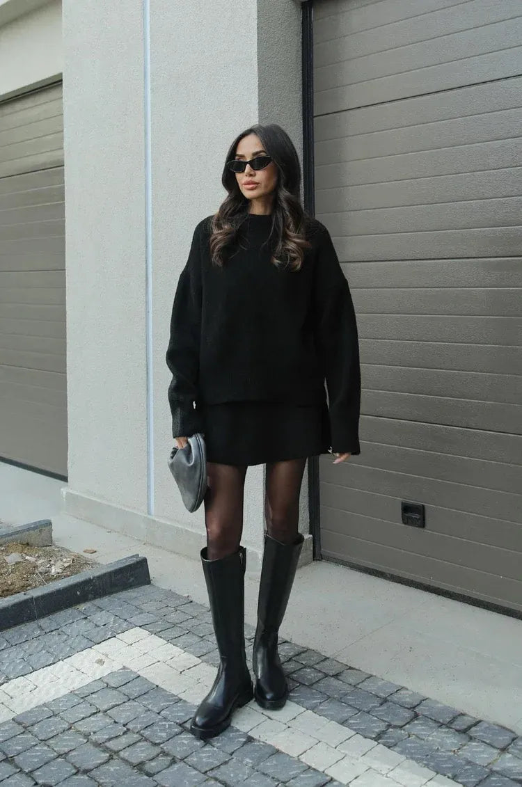 NEVA™ - Set 2 pezzi (maglione + gonna)
