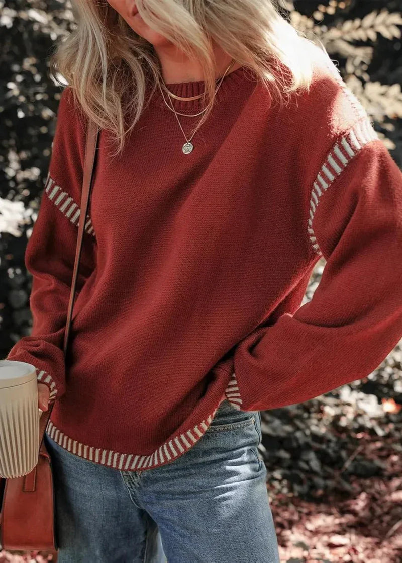 Marisa - Maglione a contrasto chic