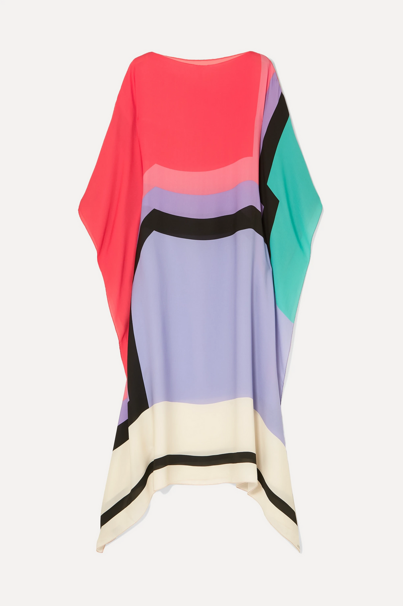 Rilinda | Elegante caftano con stampa geometrica