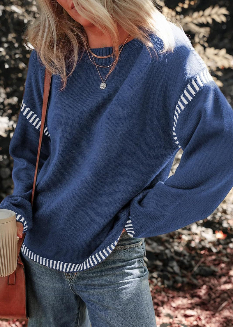 Marisa - Maglione a contrasto chic