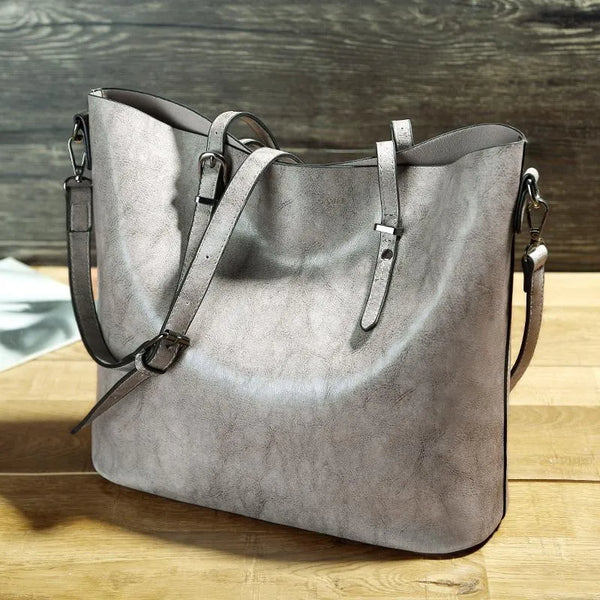 NICOLE™ | Vintage Faux Leather Shoulder Bag