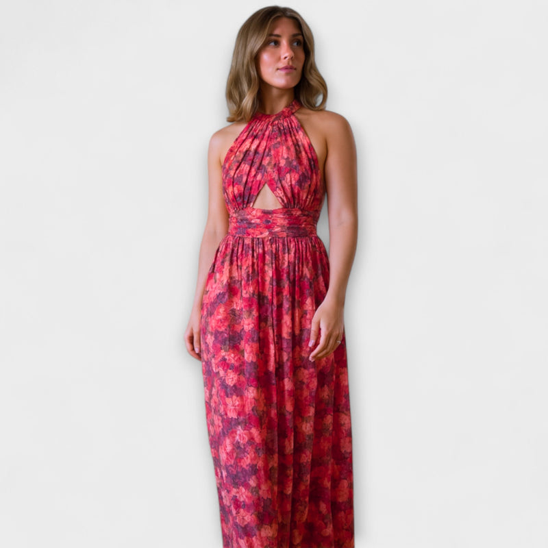 Vera - Abito elegante con motivo floreale