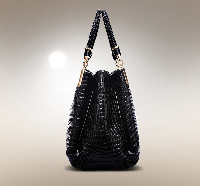Isabella™ Elegancia Perdurable | Elegante bolso con estampado de cocodrilo 