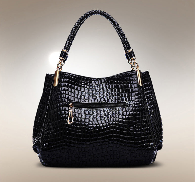 Isabella™ Elegancia Perdurable | Elegante bolso con estampado de cocodrilo 