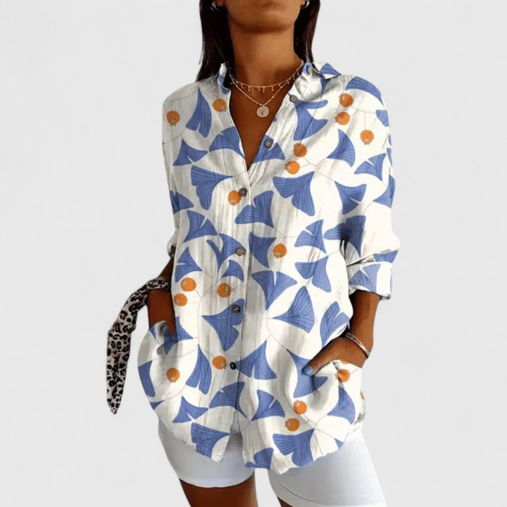 Katarine | Blusa floral elegante