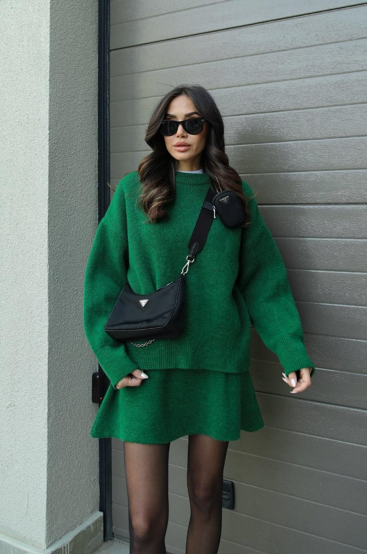 NEVA™ - Set 2 pezzi (maglione + gonna)