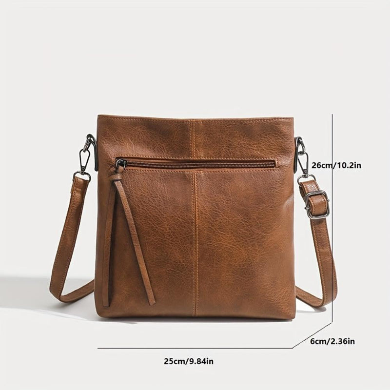 Addison™ Simple Elegance | Borsa a tracolla quadrata retrò