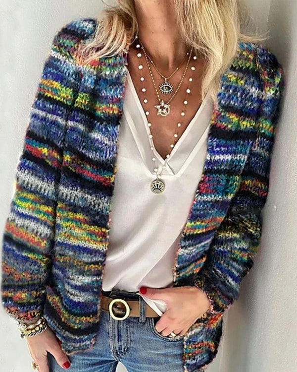 Sarai - Giacca cardigan in finto maglione 