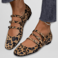 Ballerine con stampa animalier