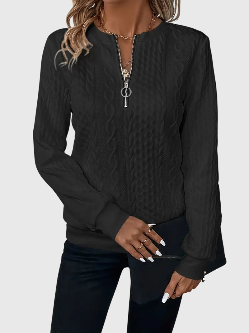 Nora™ | Maglione con cerniera