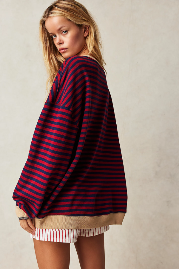 Isolde® | Striped oversized sweater