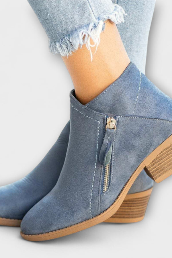 Olivia - Artivole Boots with Wide Heels