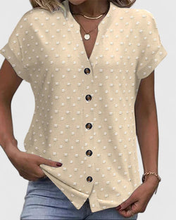 Miles | Camisa cómoda con cuello en V