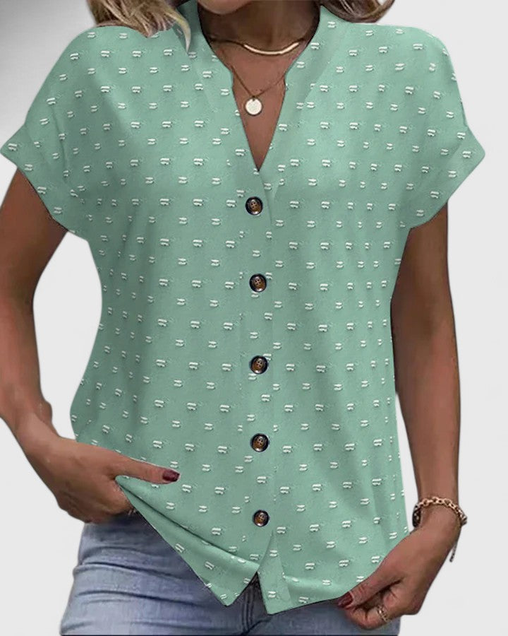 Miles | Camisa cómoda con cuello en V