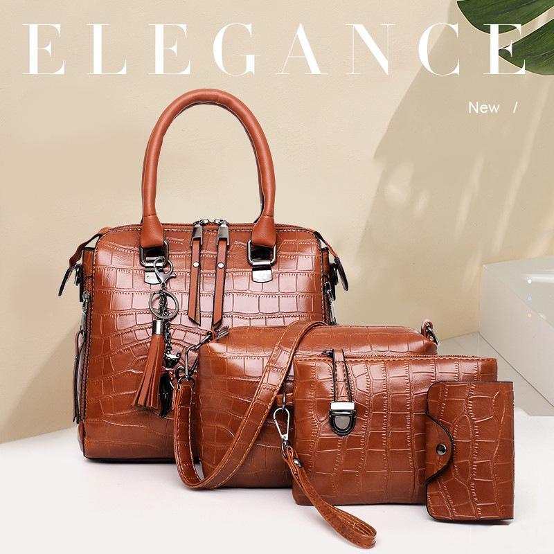 Olivia™ Classic Elegance | Set di borse moderne da 4 pezzi
