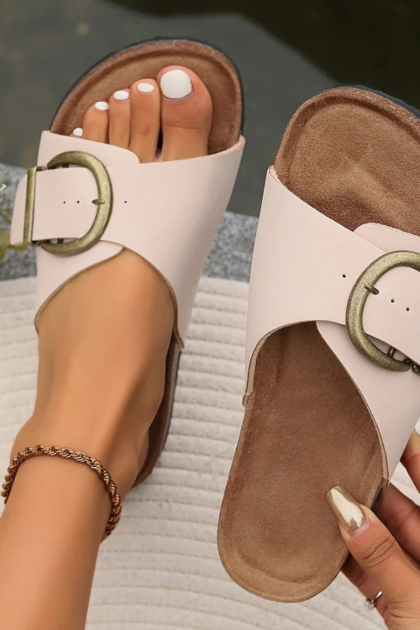 Ivory - Cozy and Slip-On Sandals