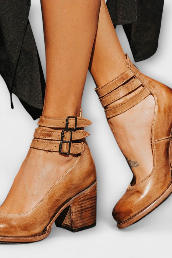 Marisa - Women's Shoes with Triple Strap