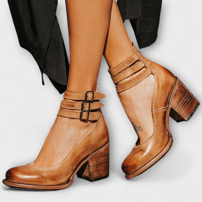 Marisa - Women's Shoes with Triple Strap