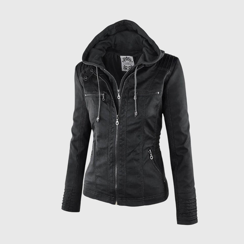 KAROLINE™ La giacca in pelle elegante e unica
