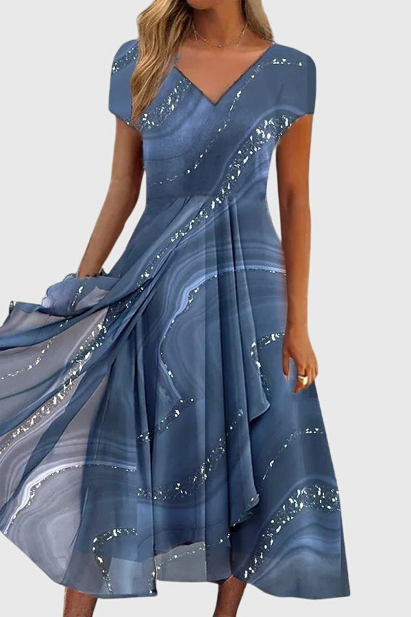 Aubrielle™ | Abito midi fluido