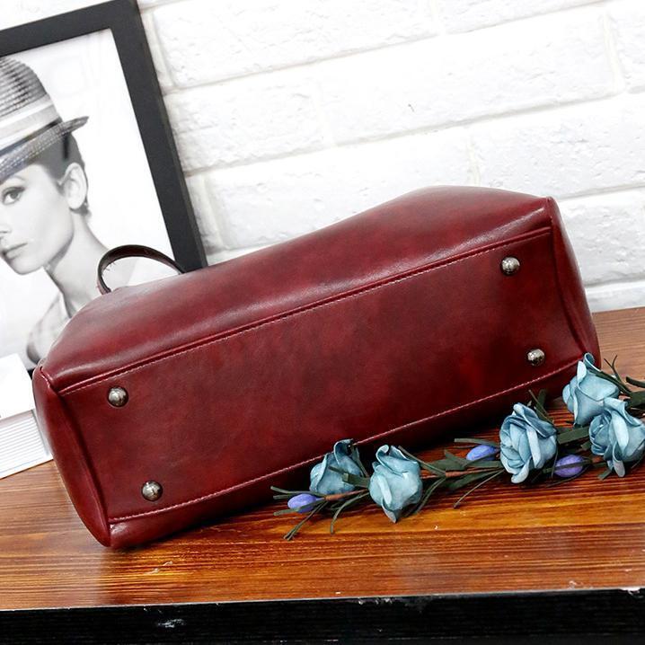 LUISE™ | Set di 4 borse vintage in ecopelle