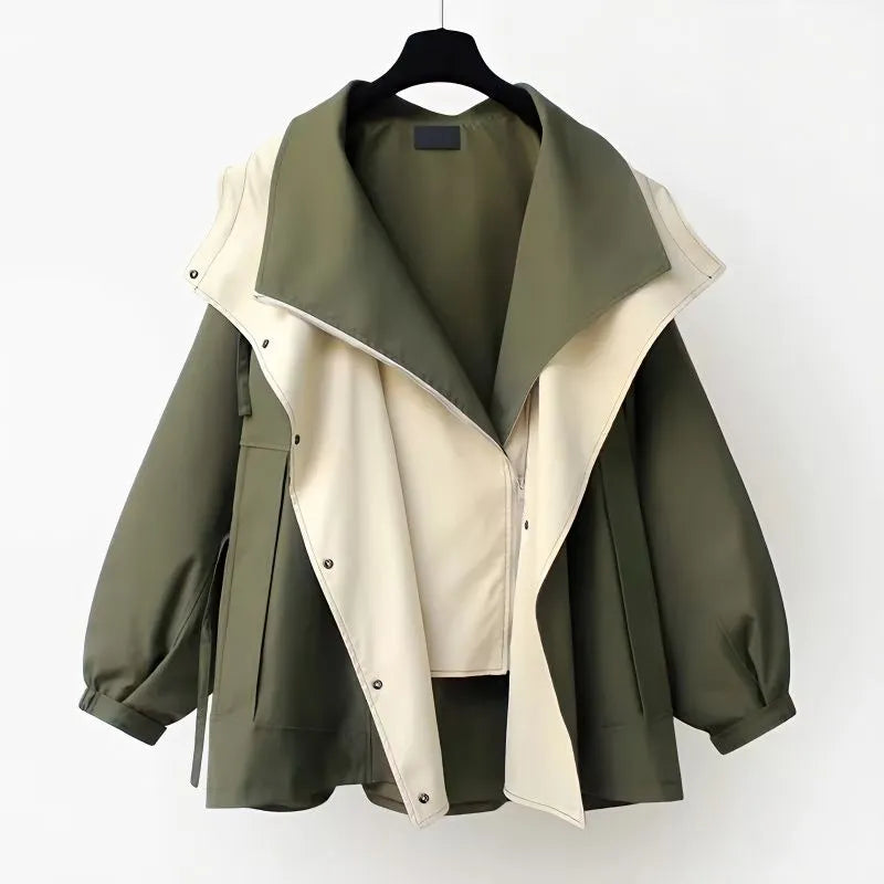 Evelyn™ | Trench elegante e idrorepellente