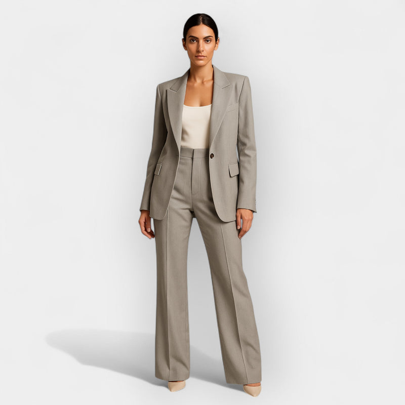 Conjunto de abrigo y pantalón