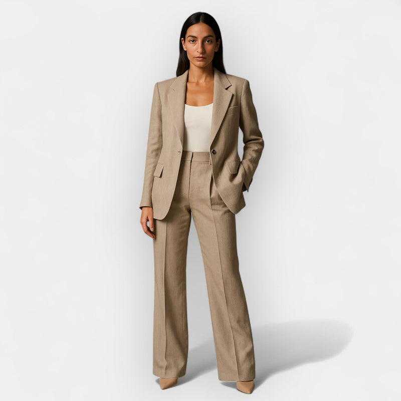 Conjunto de abrigo y pantalón