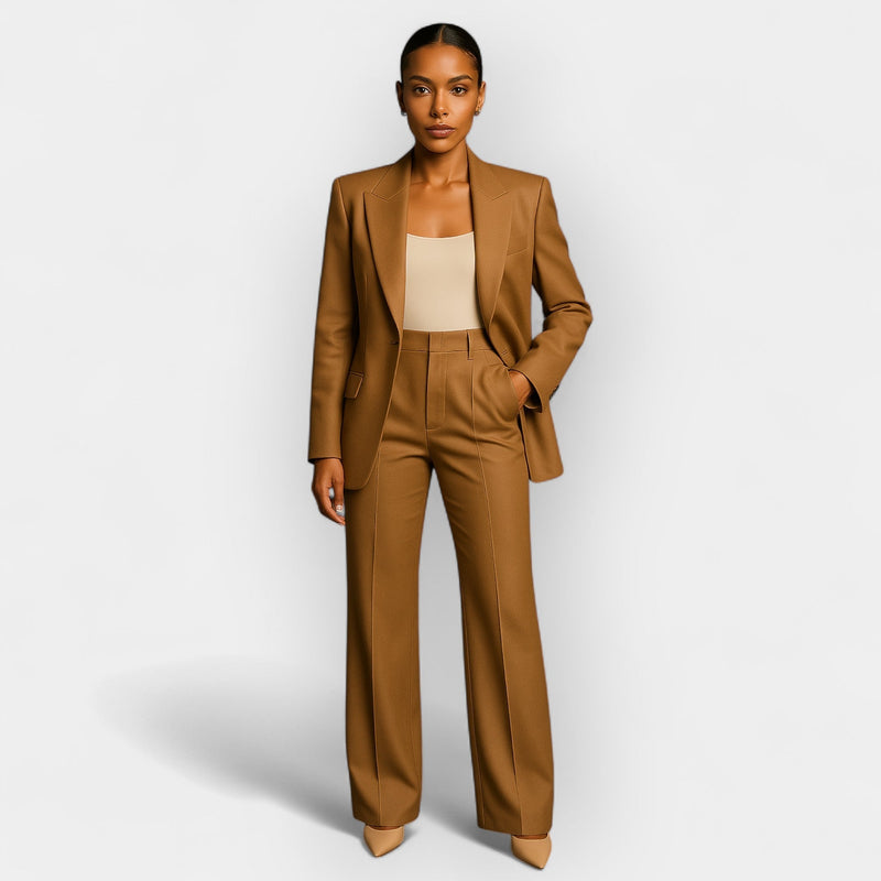 Conjunto de abrigo y pantalón