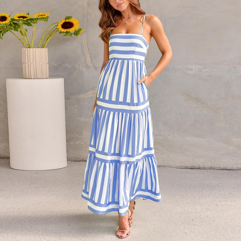 Coastal Vibes Maxi Dress – Comfort & Color in One