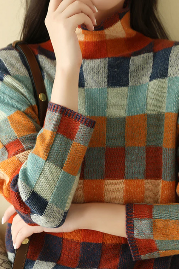 Madi - Dolcevita patchwork di lusso 