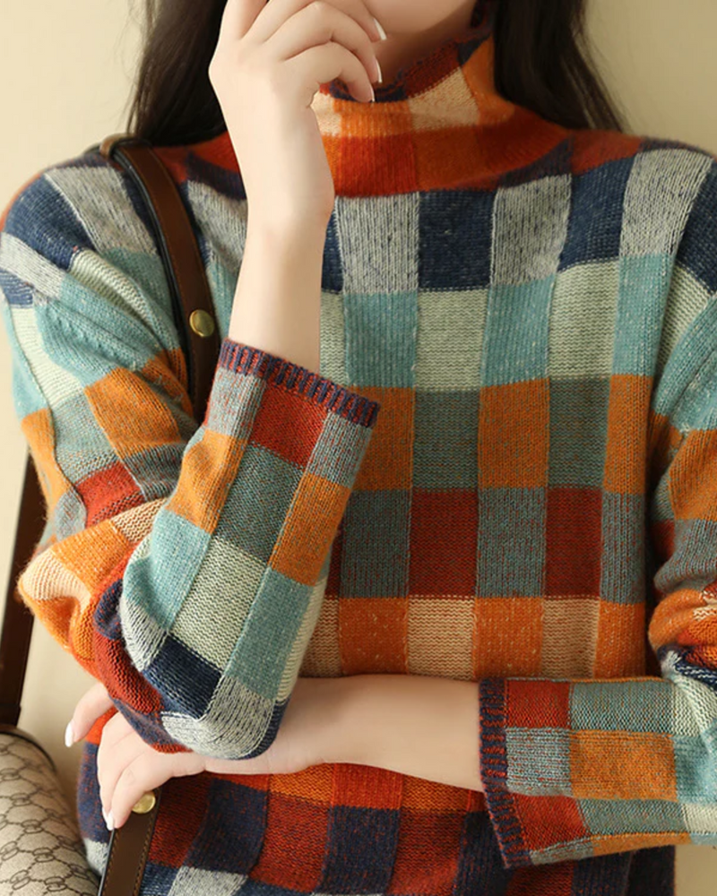 Madi - Dolcevita patchwork di lusso 