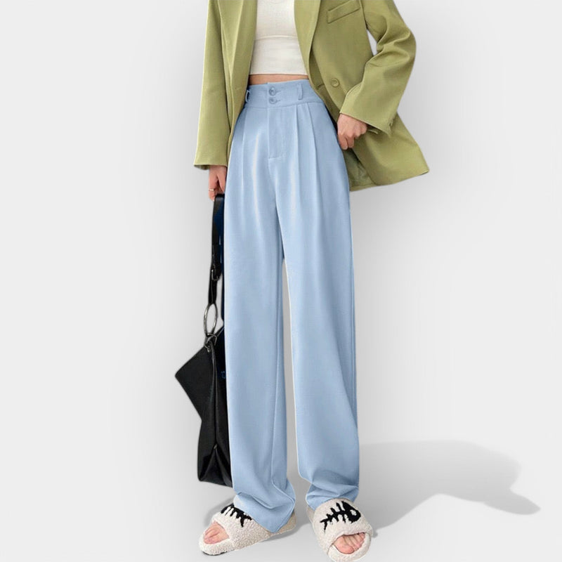 Pantalones anchos de estilo coreano