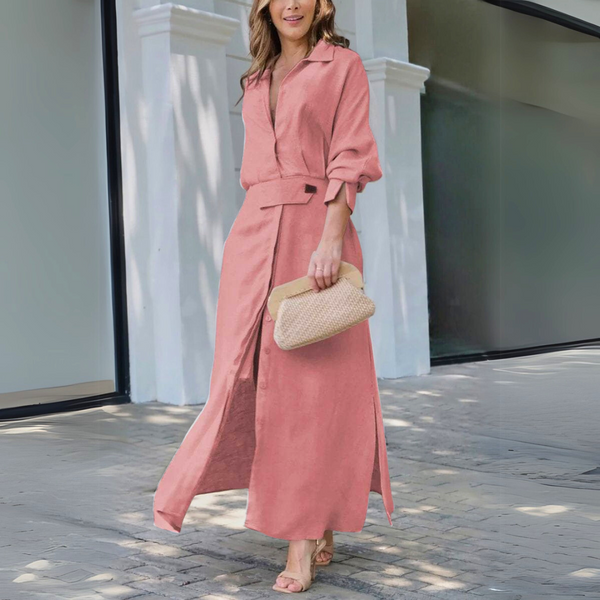 Freedom | Elegant Maxi Dress with V-Neck