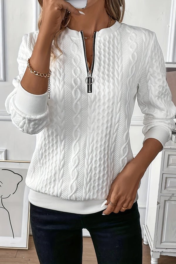 Rhea | Maglione con cerniera