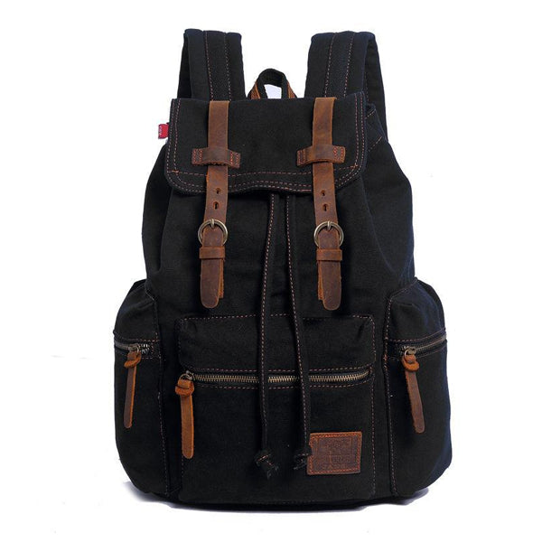 Jackson™ - Zaino vintage multitasche con patta