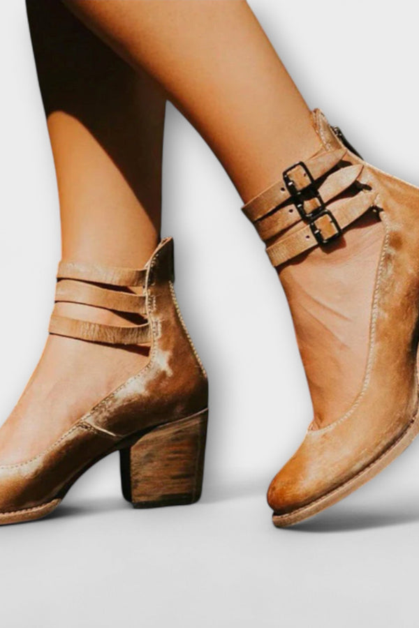 Marisa - Women's Shoes with Triple Strap