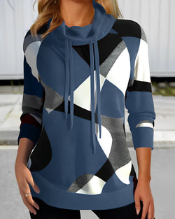 Clara - Sudadera con capucha y bloques de color