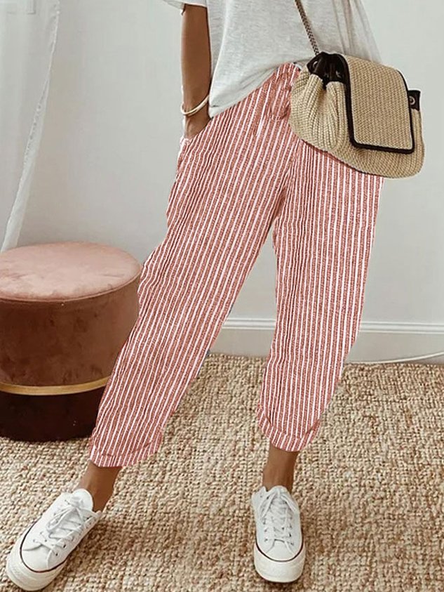 Ely | Pantaloni in lino anti-sudore di lusso