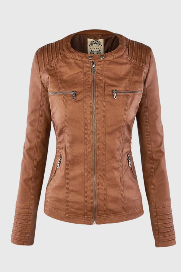 KAROLINE™ The stylish and unique leather jacket