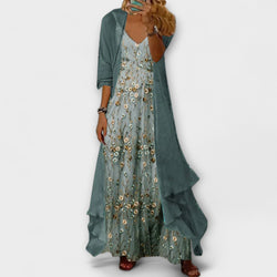 Bryleigh | Elegante abito lungo in due pezzi